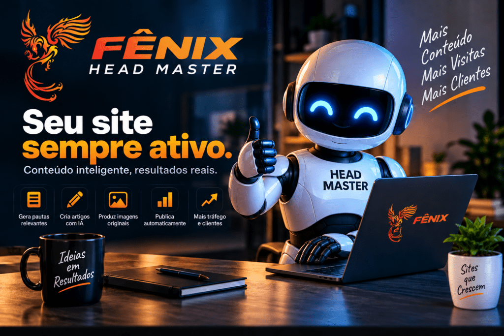 Head Master — inteligência artificial trabalhando pelo seu site.