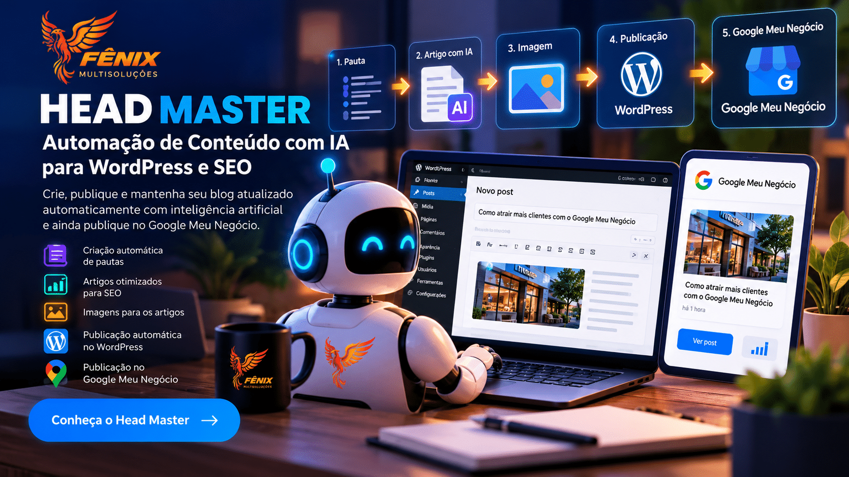 Head Master — SEO e conteúdo automático com IA